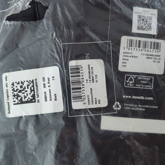 Outmove II Ski Pants- 7-8YRS - Picture 12 of 12